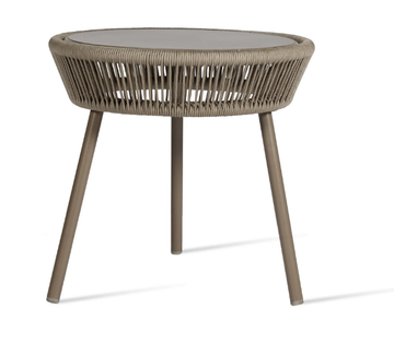 LOOP - Round polyethylene fibre high side table by Vincent Sheppard - view 3